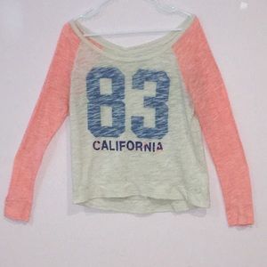 AMERICAN EAGLE long sleeve ballpark t-shirt!